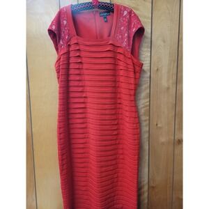 De Luxe By Its Dress Womens Size 16 Red Flapper Party